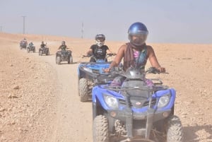 Marrakech: Desert Quad Bike Tour med te og valgfri middag