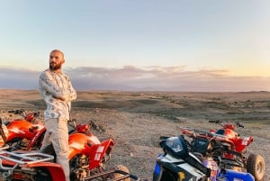 Marrakech: Desert Quad Bike Tour med te og valgfri middag