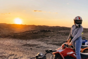 Depuis Marrakech : quad dans le désert, thé et dîner