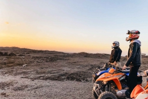 Marrakech: Desert Quad Bike Tour med te og valgfri middag