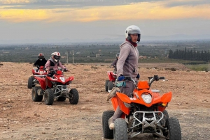 Marrakech: Desert Quad Bike Tour with Tea & Optional Dinner