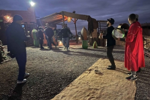 Depuis Marrakech : quad dans le désert, thé et dîner