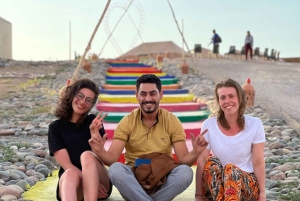 Marrakech: Ørkensafari med middag, show, dans og svømmebasseng