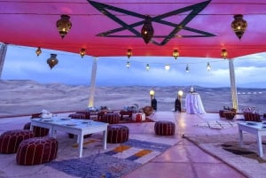 Marrakech : Diner in Agafay Desert with Music & Fire show