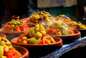 Marrakech: Diner en Quad fiets Woestijn Agafay Sterren & show