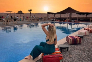 Marrakech: Dinner in Agafay Desert, Fire show & Camel Ride