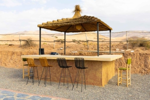 Marrakech: Dinner in Agafay Desert, Fire show & Camel Ride