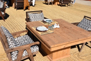 マラケシュ：アガファイ砂漠での夕食、ラクダ乗り、ショー付き