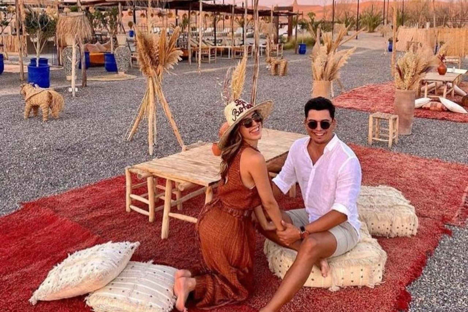 Marrakech: Middag i Agfay-öknen, kamelridning och eldshow