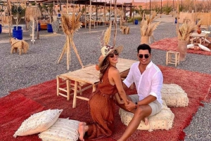 Marrakech: Middag i Agfay-öknen, kamelridning och eldshow