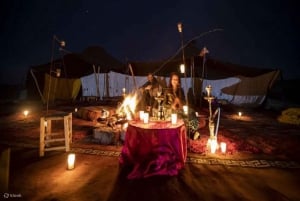Marrakech Dinner Show Agafay Desert with Camels swiming pool