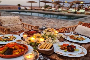 Marrakech Dinner Show Agafay Desert with Camels swiming pool