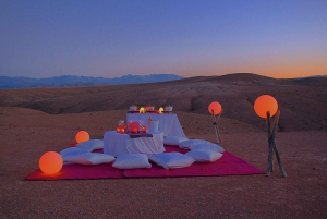 Marrakech Dinner Show Agafay Desert with Camels swiming pool