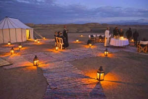 Marrakech: Dinner Show with Camel Ride and Desert Sunset