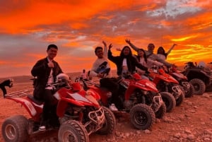 Marrakech: Dinner show with quad bike & sunset