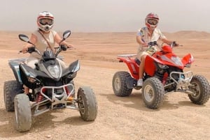 Marrakech: Quad e cammelli al tramonto e cena con spettacolo del fuoco