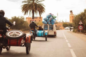 Marrakech - 1h30 Paseo en sidecar - Fuera de los caminos trillados