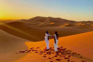 Marraquexe/Fez: Viagem de 3 dias ao deserto de Merzouga/Luxo/Opção de ATV