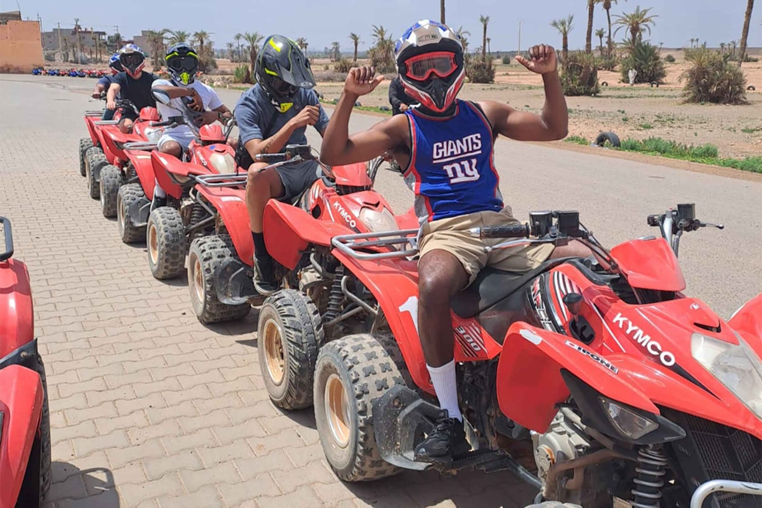 Marrakech: Guidad tur med fyrhjuling och kamelridning med te