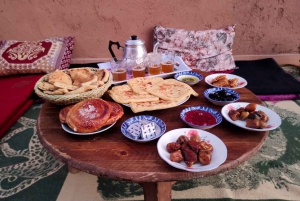 Marrakech : Visite guidée à dos de chameau et en quad avec thé