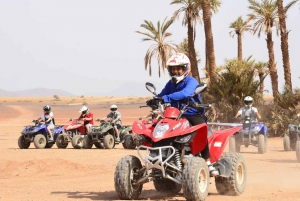 Marrakech: Tour guidato in quad e giro in cammello con tè