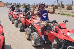 Marrakech: Guidad tur med fyrhjuling och kamelridning med te