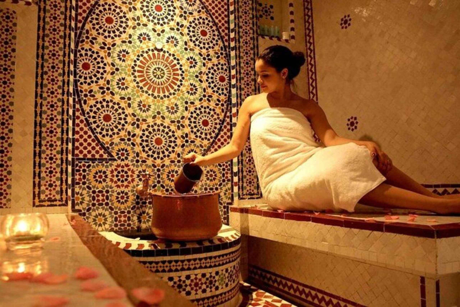 Marrakeshin turkkilainen sauna ja hieronta, nouto hotellilta