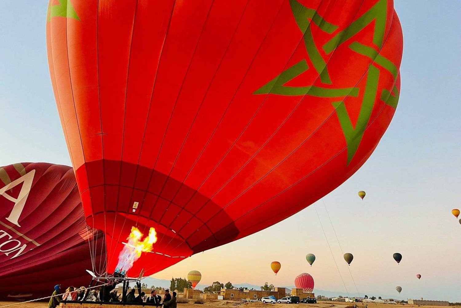 Marrakesch: Heißluftballonfahrt mit Frühstück und Transfer