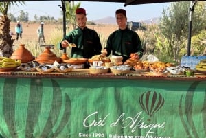 Ballongtur i Marrakech med marokkansk frokostbuffé