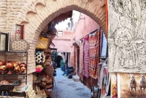 Marrakech Kutsuva shoppailu paikallisen oppaan kanssa