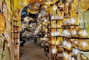 Marrakech Convidando você a fazer compras com um guia local