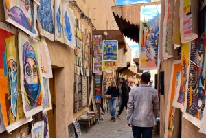 Marrakech Convidando você a fazer compras com um guia local