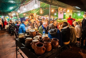 Marrakech: Tour gastrónomico con cena en Jemma El Fnaa