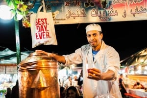 Marrakech: Tour gastronomico di Jemma El Fnaa con cena