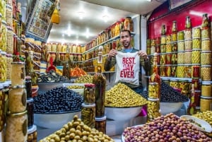 Marrakech : Visite culinaire de Jemma El Fnaa avec dîner