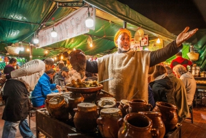 Marrakech: Jemma El Fnaa Food Tour met diner