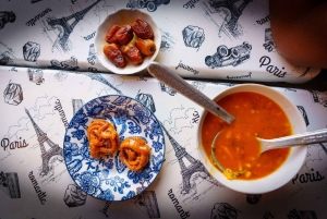 Marrakech: Provsmakning av lokal mat med en guide