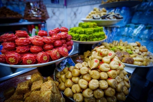 Marrakech: Provsmakning av lokal mat med en guide