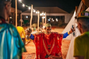 Marrakech : Nuit de luxe dans le désert d'Agafay et dîner-spectacle