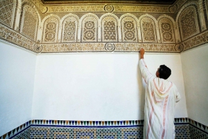 Marraquexe: Medersa Ben Youssef, Le Jardin Secret e passeio pelo souk