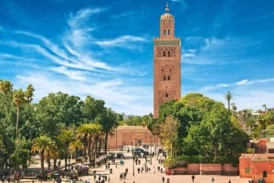 Marrakech: excursão ao jardim Majorelle e Menara e passeio de carruagem
