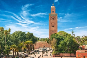 Marrakesz: wycieczka po ogrodach Majorelle i Menara oraz przejażdżka bryczką