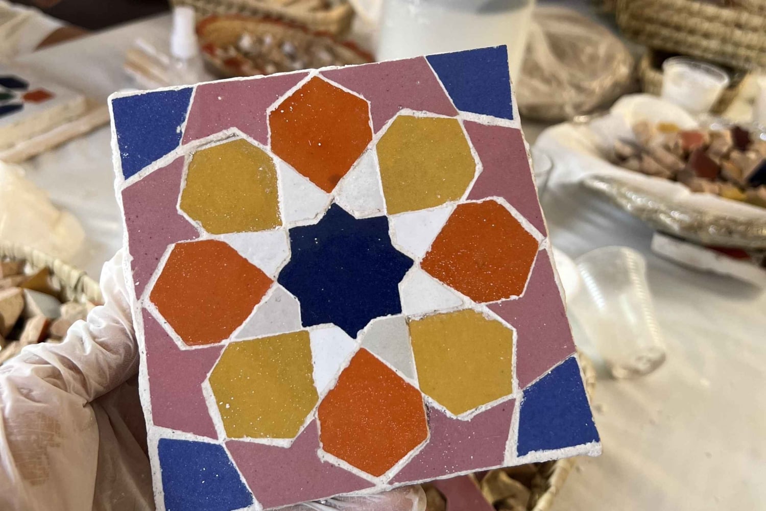 Marrakech: Lag ditt eget marokkanske zellige-mosaikkmesterverk