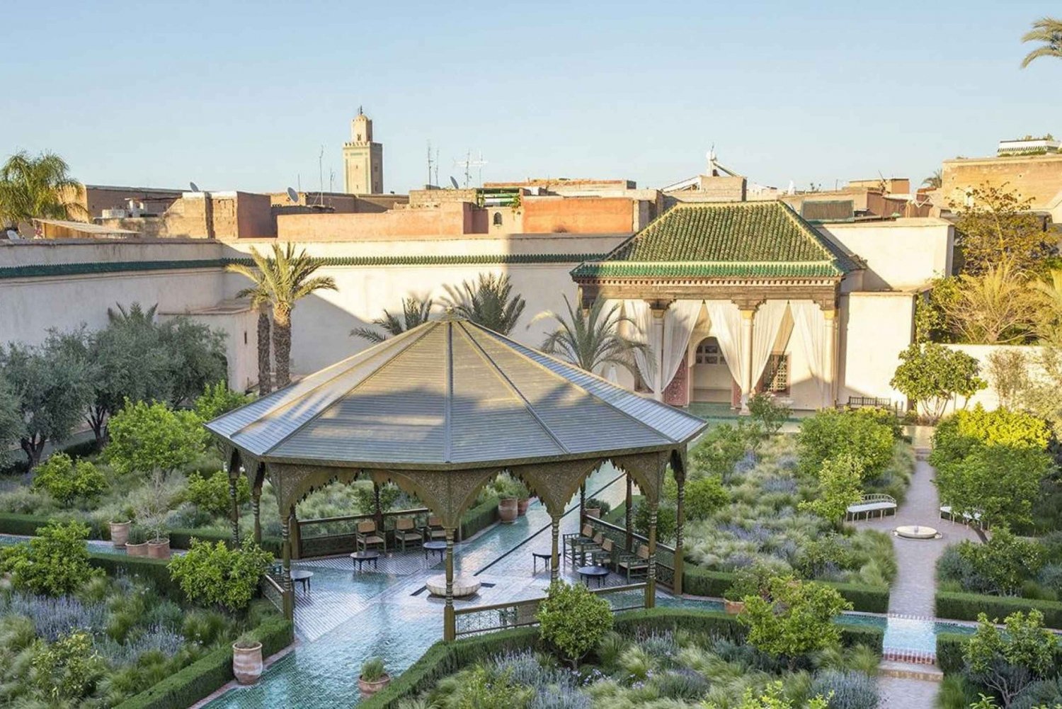 Marrakech: Youssef Madrasa, Secret Garden, & Medina Tour: Ben Youssef Madrasa, Secret Garden, & Medina Tour