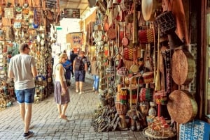 Marrakech: Ben Youssef Madrasa, hemmelig have og Medina-tur