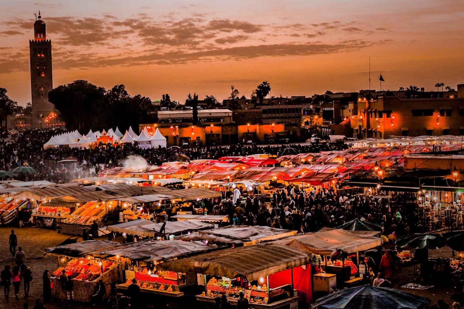 Marrakech: Medina Nightlife Walking Tour med smagninger