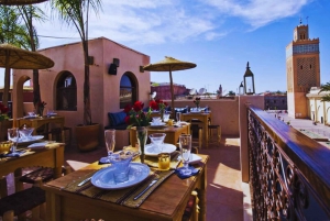 Marrakech: Medina Visit Rooftop Views & Traditional Dining