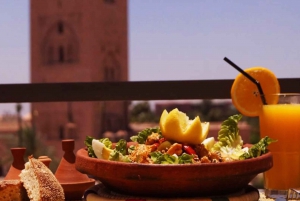 Marrakech: Medina Visit Rooftop Views & Traditional Dining