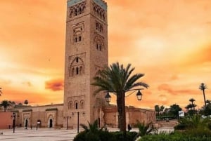 Marrakech: Medina-besøk med utsikt fra taket og tradisjonell servering