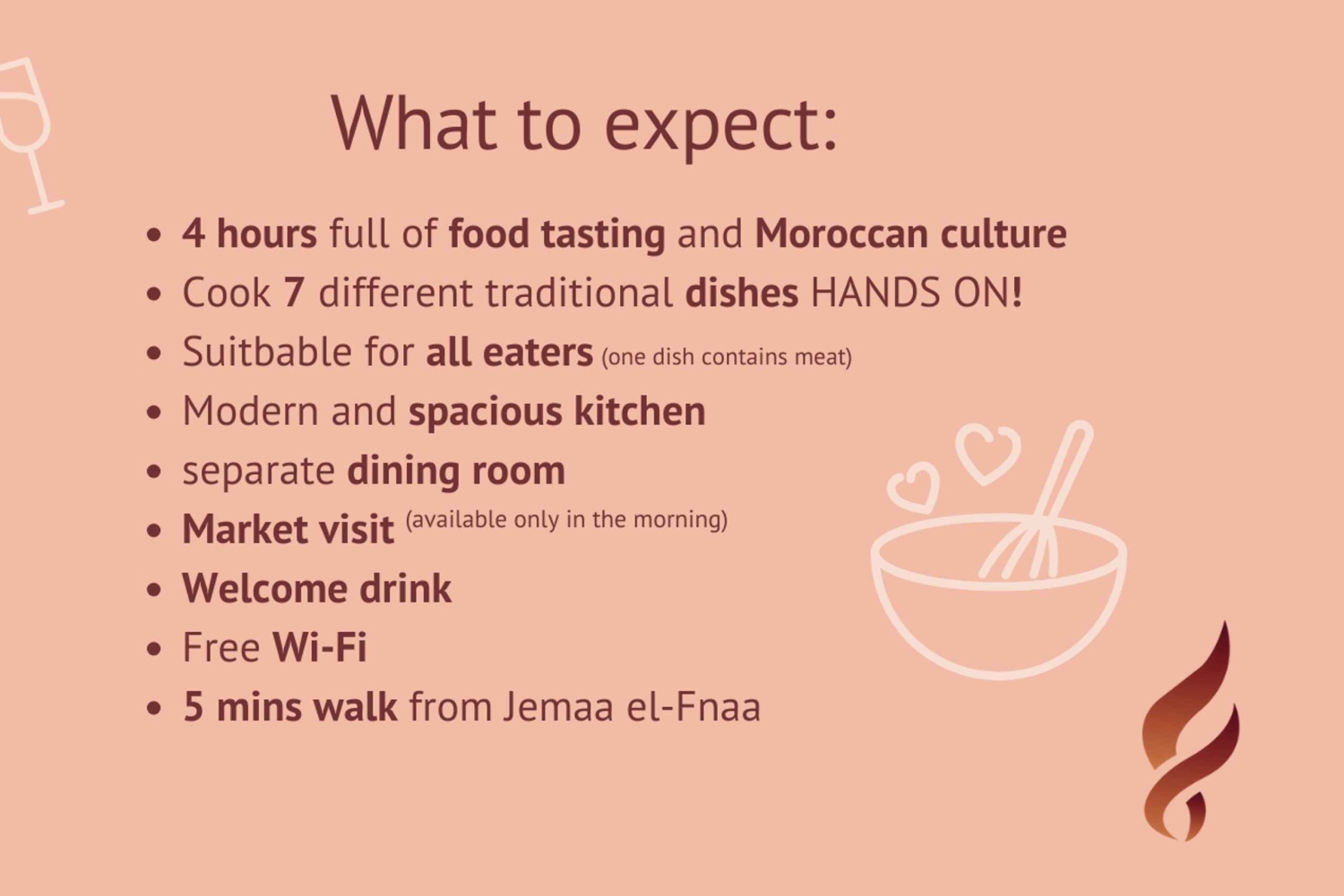 Marrakech: Moroccan Cooking Class with Market Visit and Meal